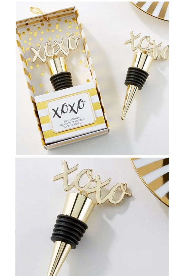 XOXO Bottle Stopper Wedding Favours